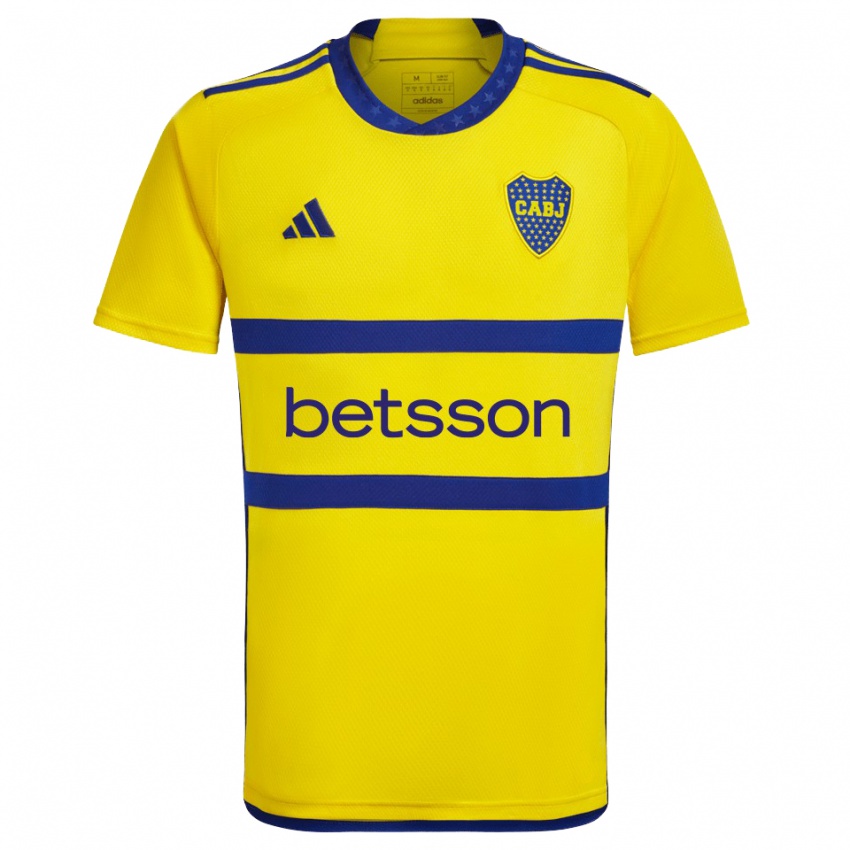 Niño Camiseta Aaron Molinas #16 Amarillo Azul 2ª Equipación 2024/25 La Camisa Perú