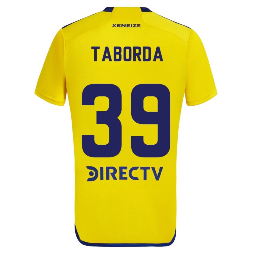 Niño Camiseta Vicente Taborda #39 Amarillo Azul 2ª Equipación 2024/25 La Camisa Perú