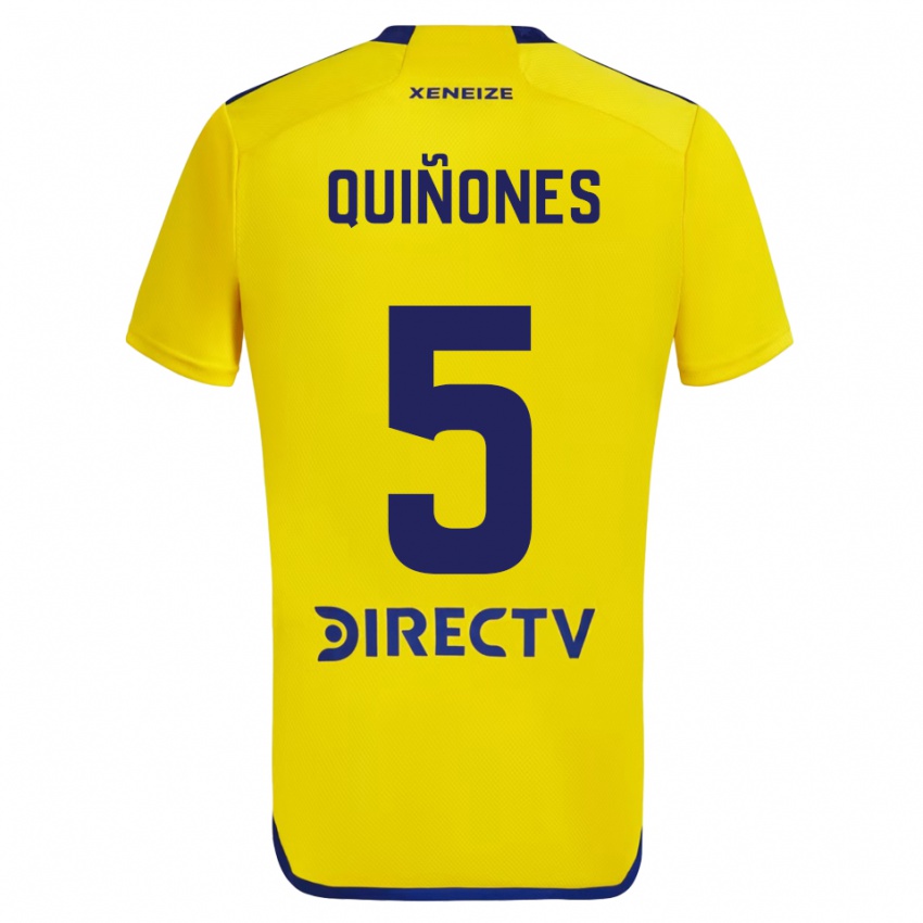 Niño Camiseta Florencia Quinones #5 Amarillo Azul 2ª Equipación 2024/25 La Camisa Perú