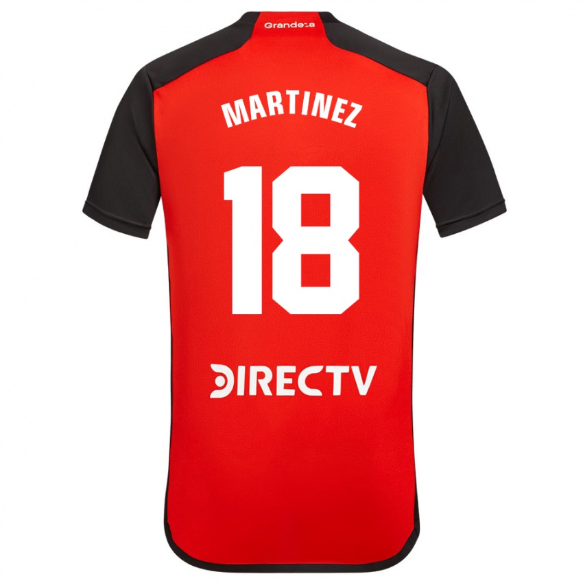 Niño Camiseta Pity Martínez #18 Rojo Negro Blanco 2ª Equipación 2024/25 La Camisa Perú