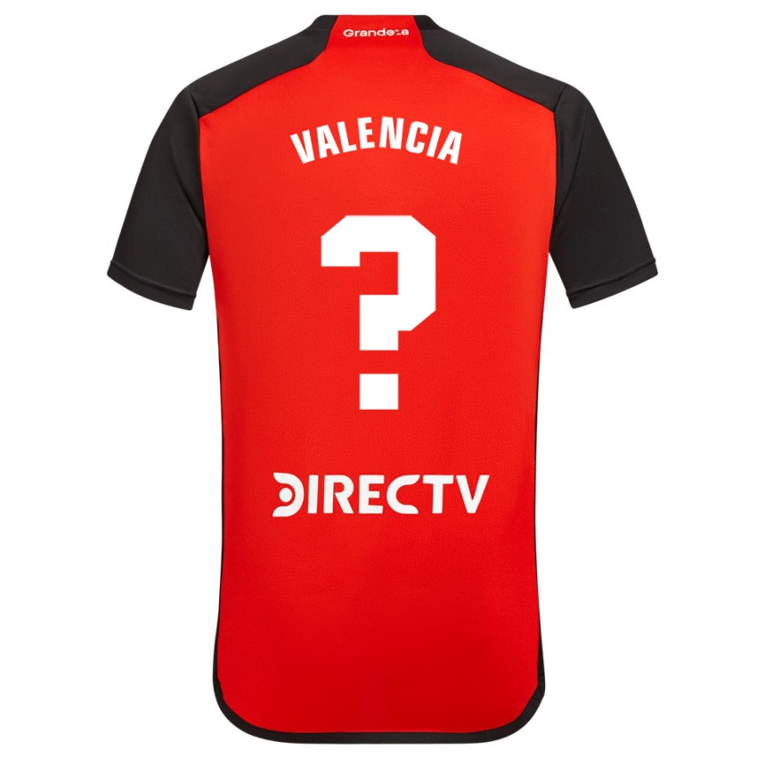 Niño Camiseta Oswaldo Valencia #0 Rojo Negro Blanco 2ª Equipación 2024/25 La Camisa Perú