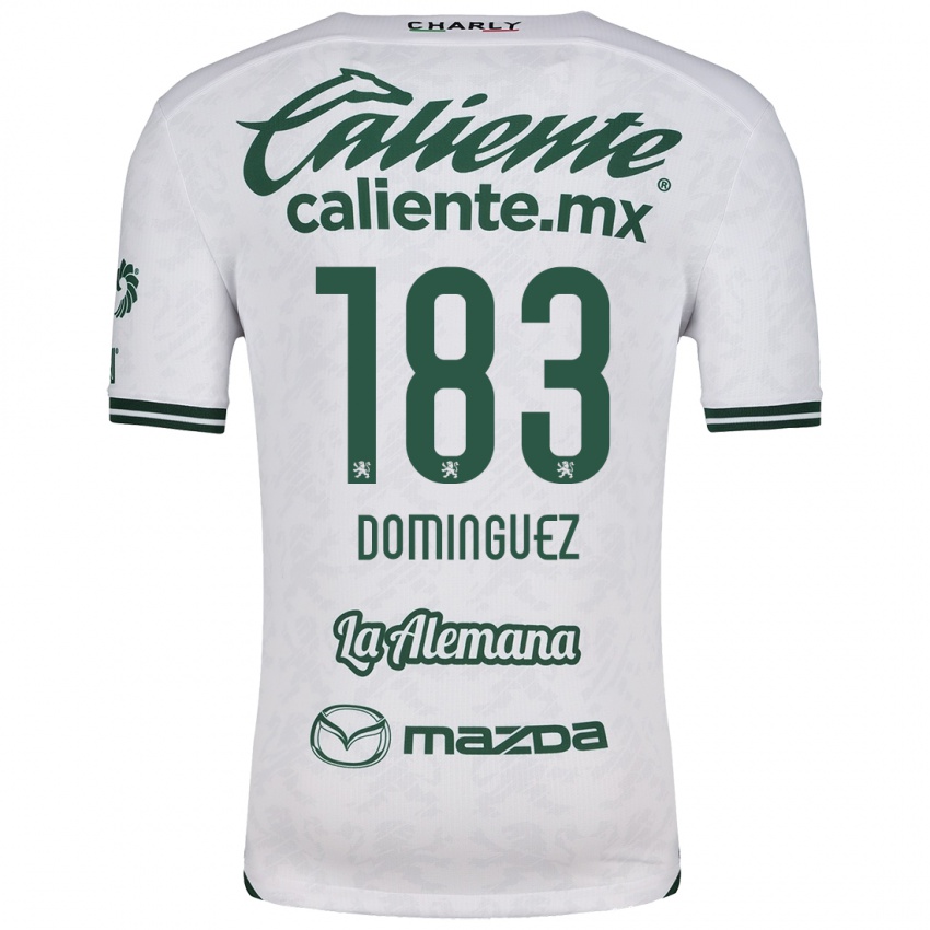 Niño Camiseta Jesús Domínguez #183 Blanco Verde 2ª Equipación 2024/25 La Camisa Perú