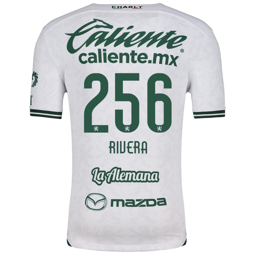 Niño Camiseta Fernando Rivera #256 Blanco Verde 2ª Equipación 2024/25 La Camisa Perú