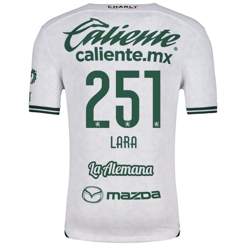 Niño Camiseta Tristán Lara #251 Blanco Verde 2ª Equipación 2024/25 La Camisa Perú