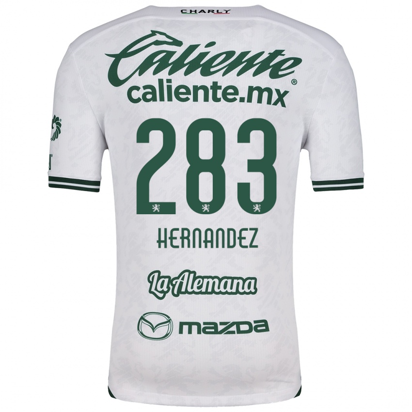 Niño Camiseta Karin Hernández #283 Blanco Verde 2ª Equipación 2024/25 La Camisa Perú