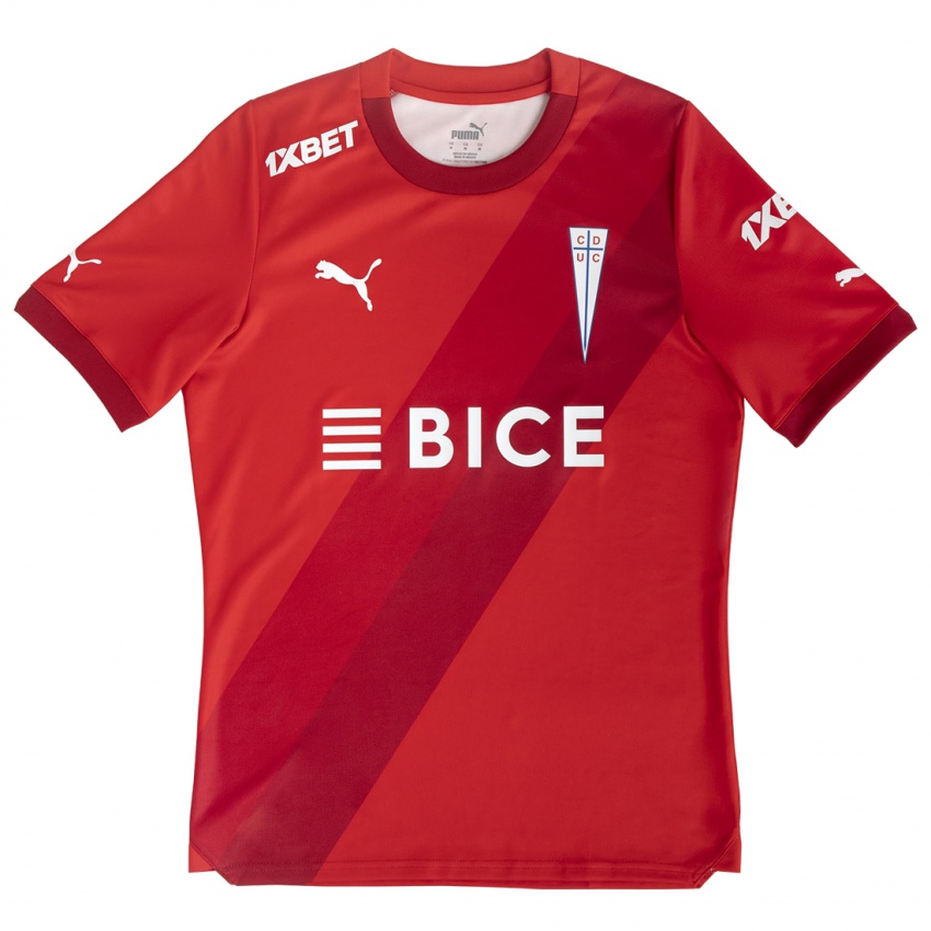 Niño Camiseta Nicolás Peranic #22 Rojo Blanco 2ª Equipación 2024/25 La Camisa Perú