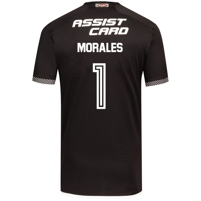 Niño Camiseta Benjamin Morales #1 Blanco Negro 2ª Equipación 2024/25 La Camisa Perú