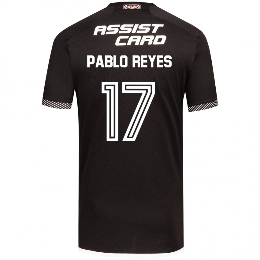 Niño Camiseta Juan Pablo Reyes #17 Blanco Negro 2ª Equipación 2024/25 La Camisa Perú