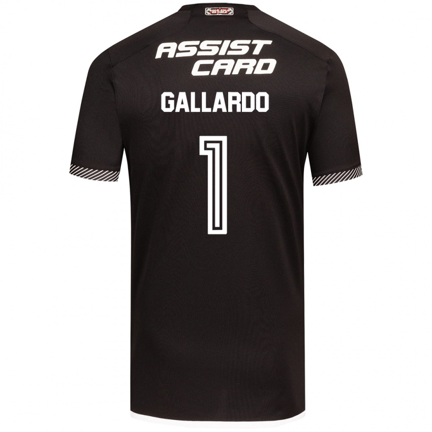 Niño Camiseta Alexia Gallardo #1 Blanco Negro 2ª Equipación 2024/25 La Camisa Perú