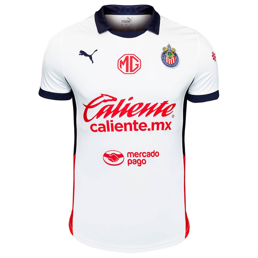 Niño Camiseta Juan Liceaga #181 Blanco Rojo Azul 2ª Equipación 2024/25 La Camisa Perú