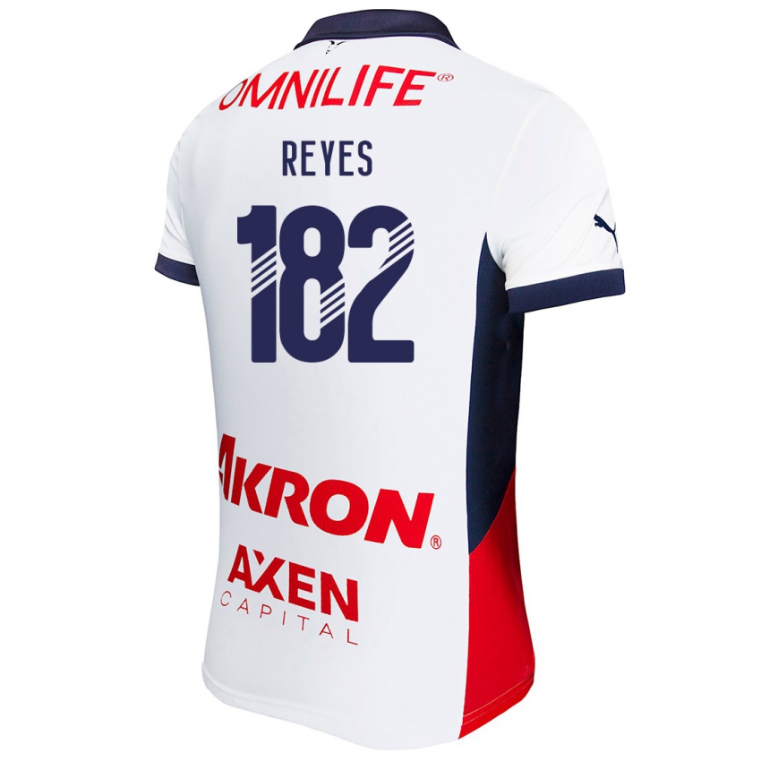 Niño Camiseta Mauricio Reyes #182 Blanco Rojo Azul 2ª Equipación 2024/25 La Camisa Perú