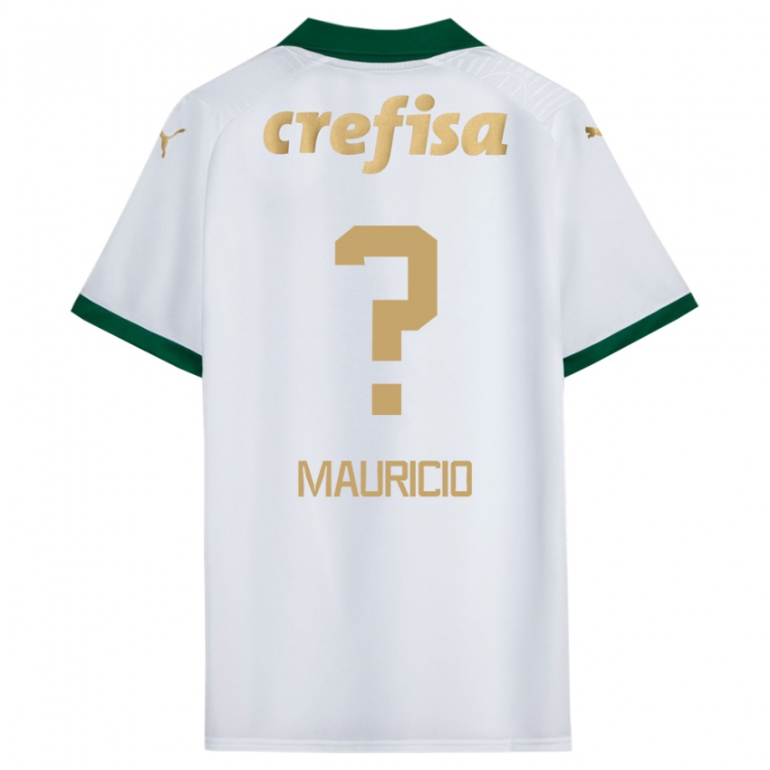 Niño Camiseta Mauricio #0 Blanco Verde 2ª Equipación 2024/25 La Camisa Perú