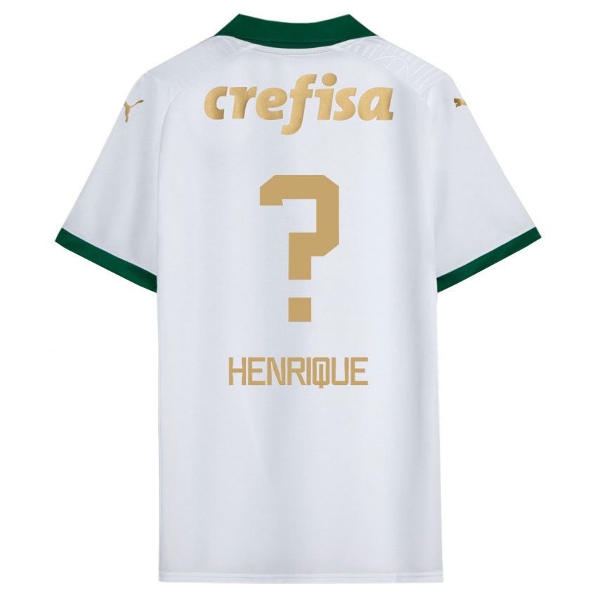 Niño Camiseta Zé Henrique #0 Blanco Verde 2ª Equipación 2024/25 La Camisa Perú