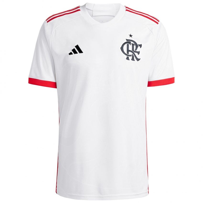 Niño Camiseta Cleiton #33 Blanco Rojo 2ª Equipación 2024/25 La Camisa Perú