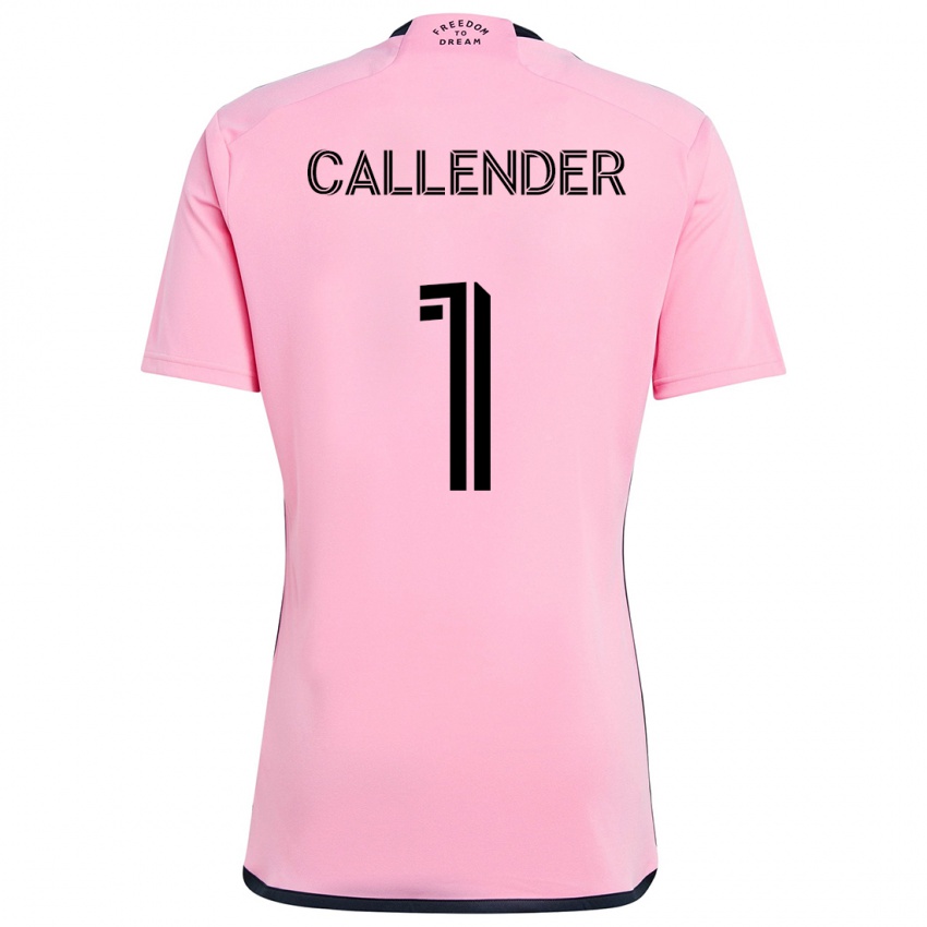 Hombre Camiseta Drake Callender #1 Rosa 1ª Equipación 2024/25 La Camisa Perú