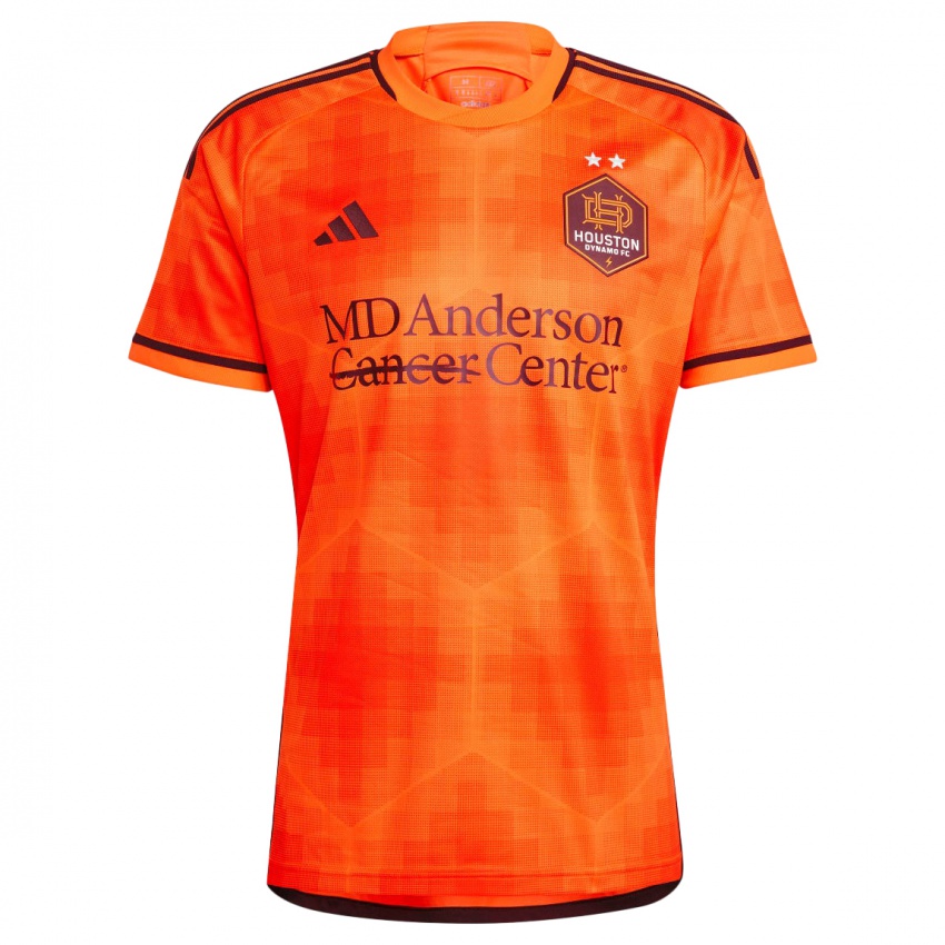 Hombre Camiseta Erik Sviatchenko #28 Naranja Negro 1ª Equipación 2024/25 La Camisa Perú