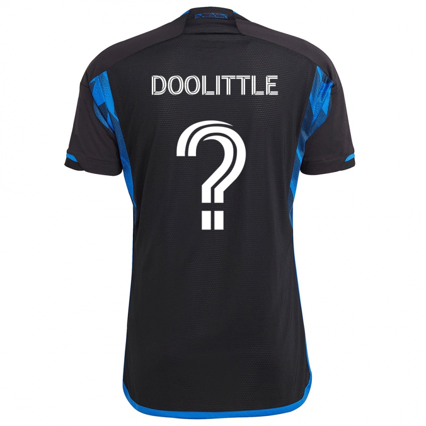 Hombre Camiseta Brooks Doolittle #0 Azul Negro 1ª Equipación 2024/25 La Camisa Perú