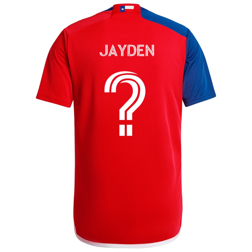 Hombre Camiseta Rus Jayden #0 Azul Rojo 1ª Equipación 2024/25 La Camisa Perú