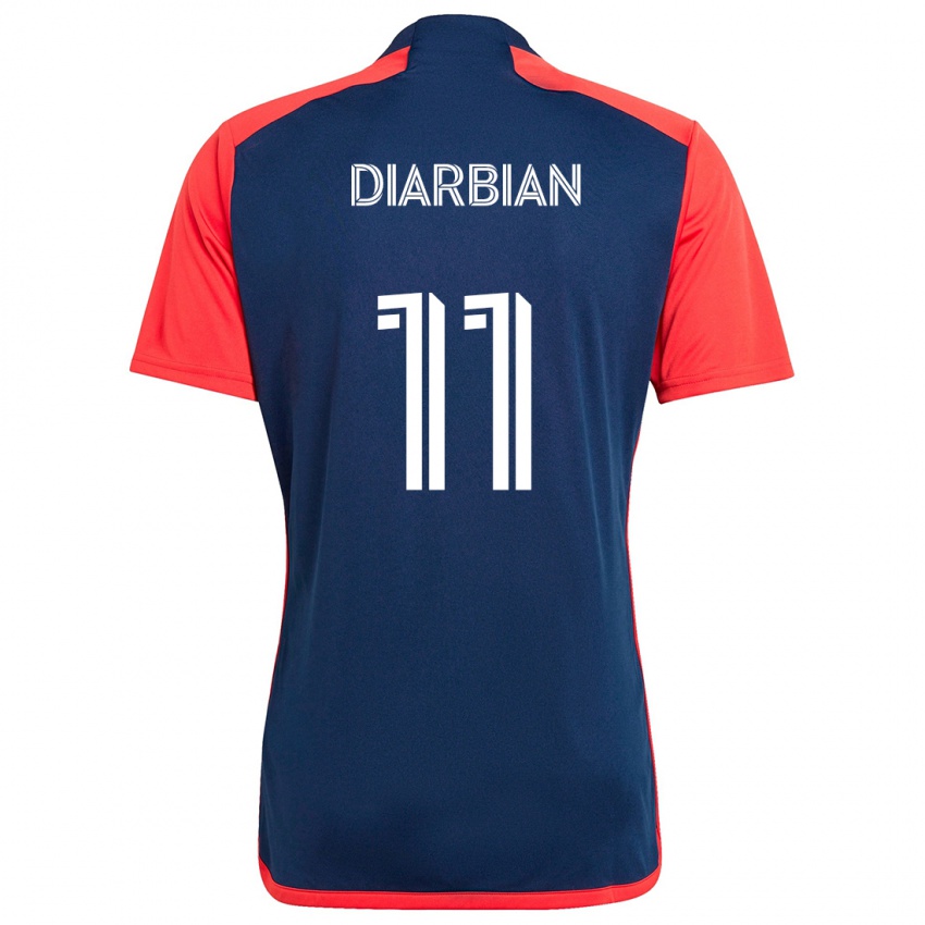 Hombre Camiseta Gevork Diarbian #11 Azul Rojo 1ª Equipación 2024/25 La Camisa Perú