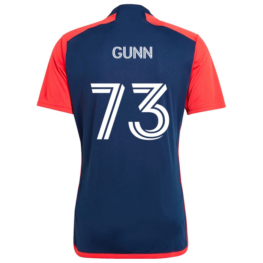 Hombre Camiseta Jd Gunn #73 Azul Rojo 1ª Equipación 2024/25 La Camisa Perú