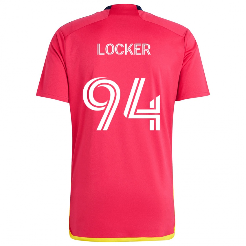 Hombre Camiseta Carson Locker #94 Rojo Azul 1ª Equipación 2024/25 La Camisa Perú