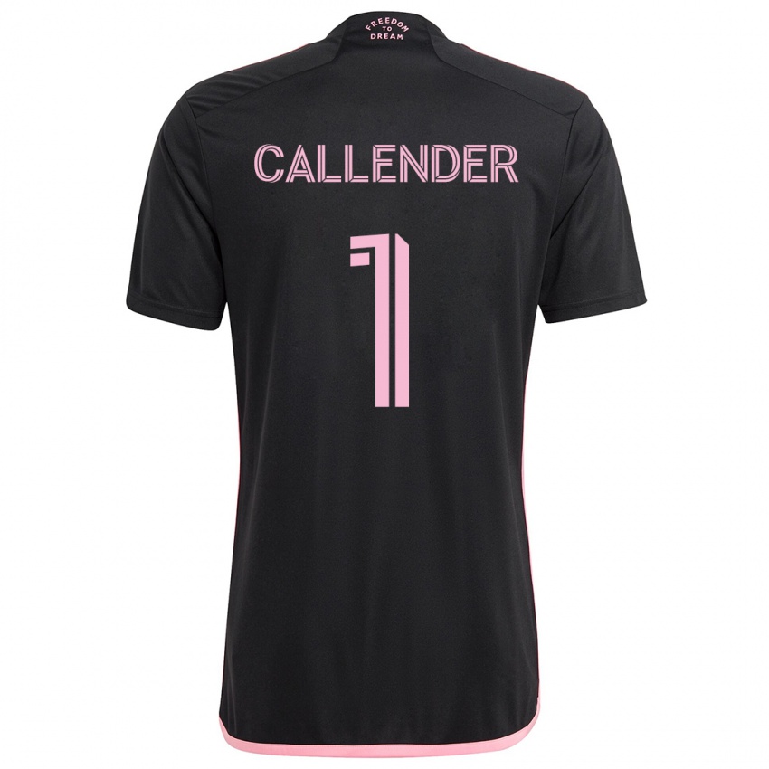 Hombre Camiseta Drake Callender #1 Negro 2ª Equipación 2024/25 La Camisa Perú