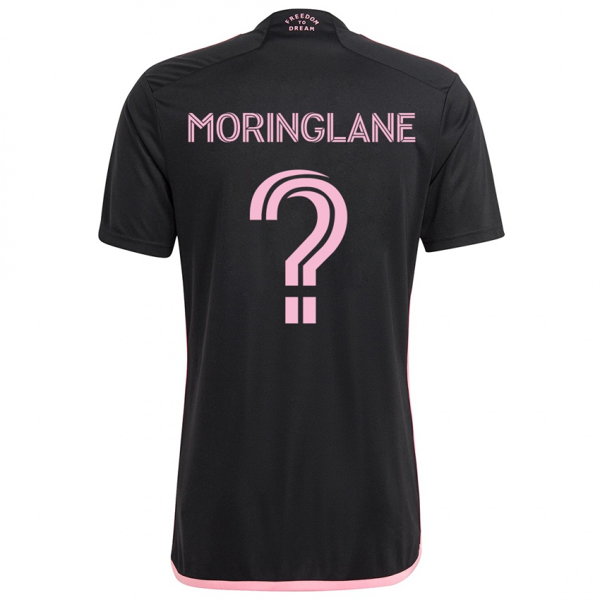 Hombre Camiseta Luis Moringlane #0 Negro 2ª Equipación 2024/25 La Camisa Perú