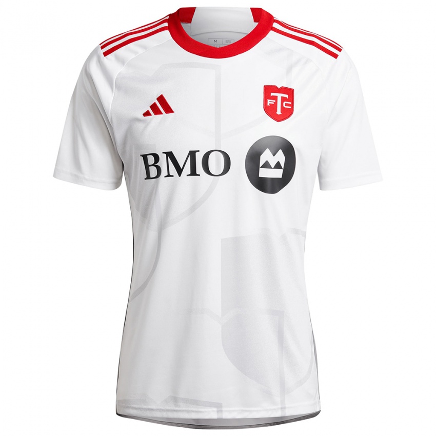 Hombre Camiseta Michael Bradley #4 Blanco Rojo 2ª Equipación 2024/25 La Camisa Perú