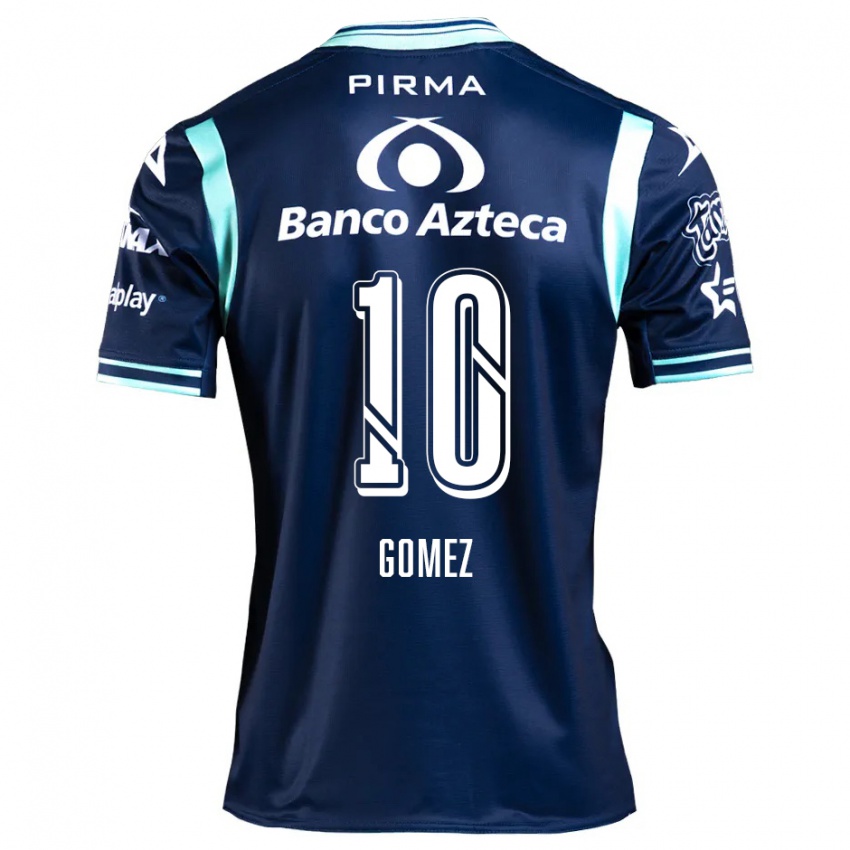 Hombre Camiseta Savianna Gómez #10 Azul Marino 2ª Equipación 2024/25 La Camisa Perú