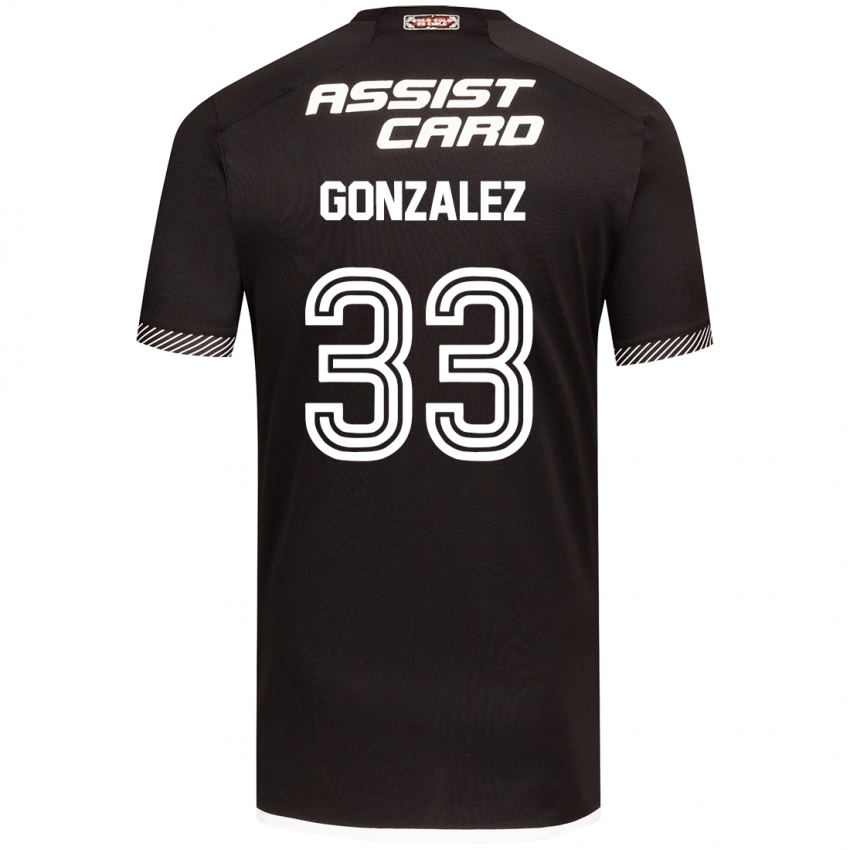 Hombre Camiseta Ramiro González #33 Blanco Negro 2ª Equipación 2024/25 La Camisa Perú