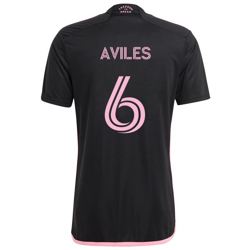 Mujer Camiseta Tomás Avilés #6 Negro 2ª Equipación 2024/25 La Camisa Perú