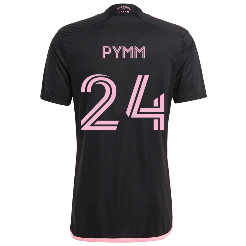 Mujer Camiseta Jack Pymm #24 Negro 2ª Equipación 2024/25 La Camisa Perú