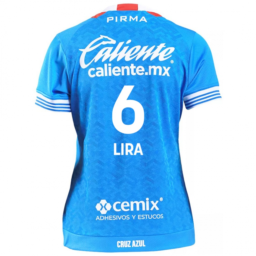 Niño Camiseta Érik Lira #6 Cielo Azul 1ª Equipación 2024/25 La Camisa Perú