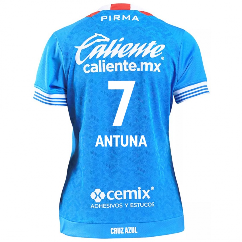 Niño Camiseta Uriel Antuna #7 Cielo Azul 1ª Equipación 2024/25 La Camisa Perú