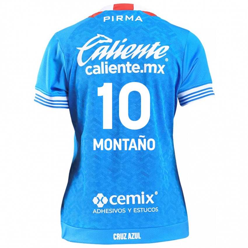 Niño Camiseta Andrés Montaño #10 Cielo Azul 1ª Equipación 2024/25 La Camisa Perú