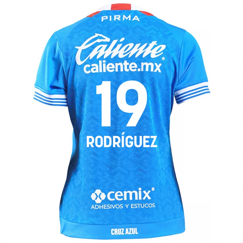 Niño Camiseta Carlos Rodríguez #19 Cielo Azul 1ª Equipación 2024/25 La Camisa Perú