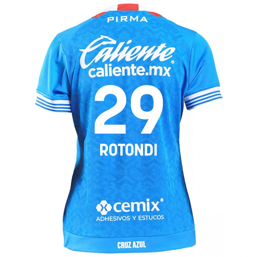 Niño Camiseta Carlos Rotondi #29 Cielo Azul 1ª Equipación 2024/25 La Camisa Perú