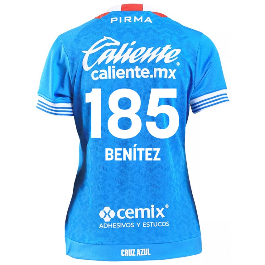 Niño Camiseta Cristopher Benitez #185 Cielo Azul 1ª Equipación 2024/25 La Camisa Perú