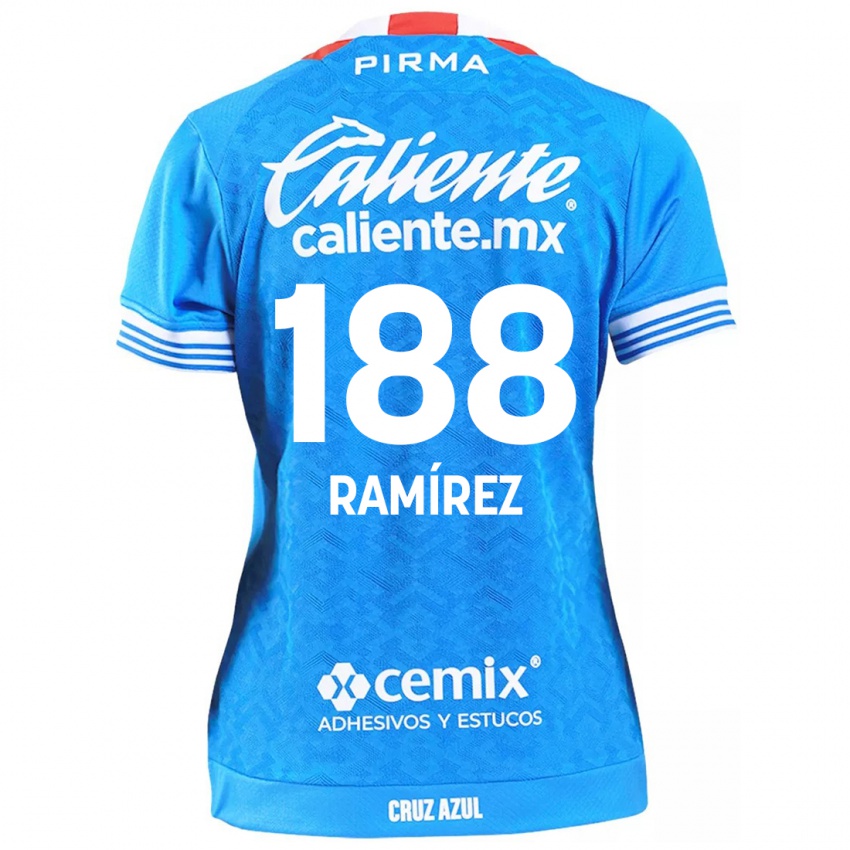 Niño Camiseta Diego Ramírez #188 Cielo Azul 1ª Equipación 2024/25 La Camisa Perú