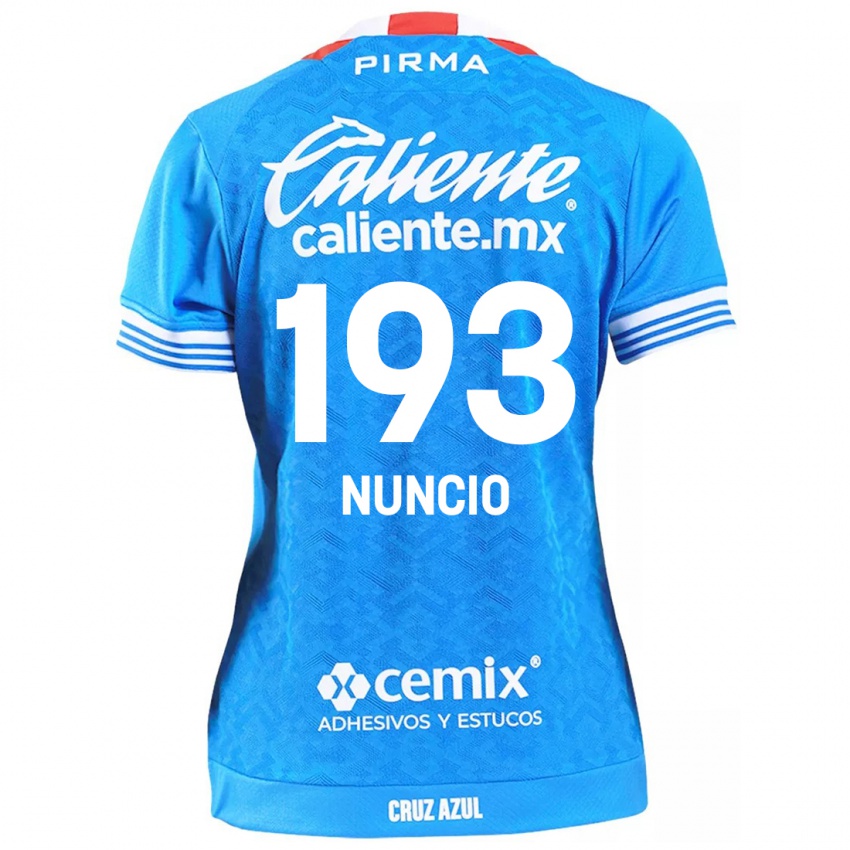 Niño Camiseta Jorge Nuncio #193 Cielo Azul 1ª Equipación 2024/25 La Camisa Perú