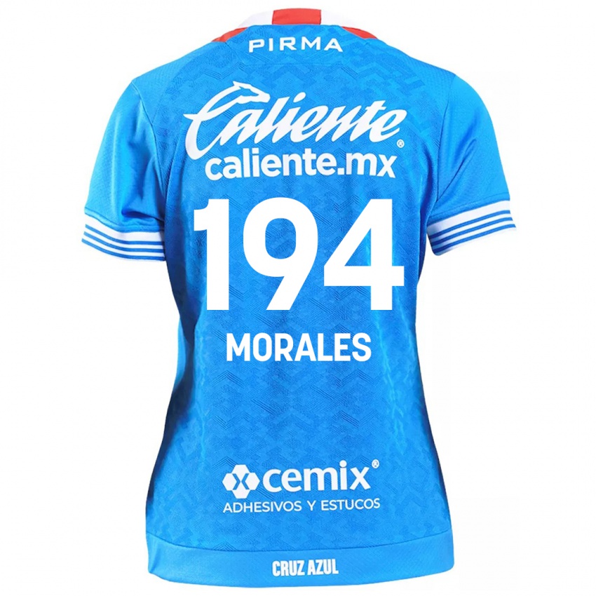 Niño Camiseta Amaury Morales #194 Cielo Azul 1ª Equipación 2024/25 La Camisa Perú