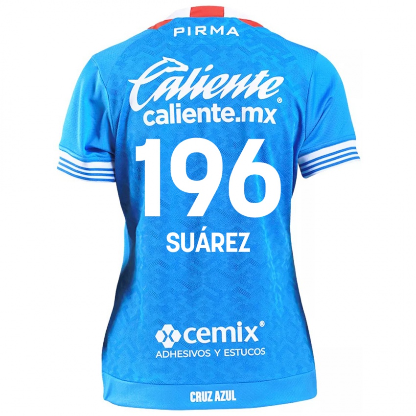 Niño Camiseta Javier Suárez #196 Cielo Azul 1ª Equipación 2024/25 La Camisa Perú