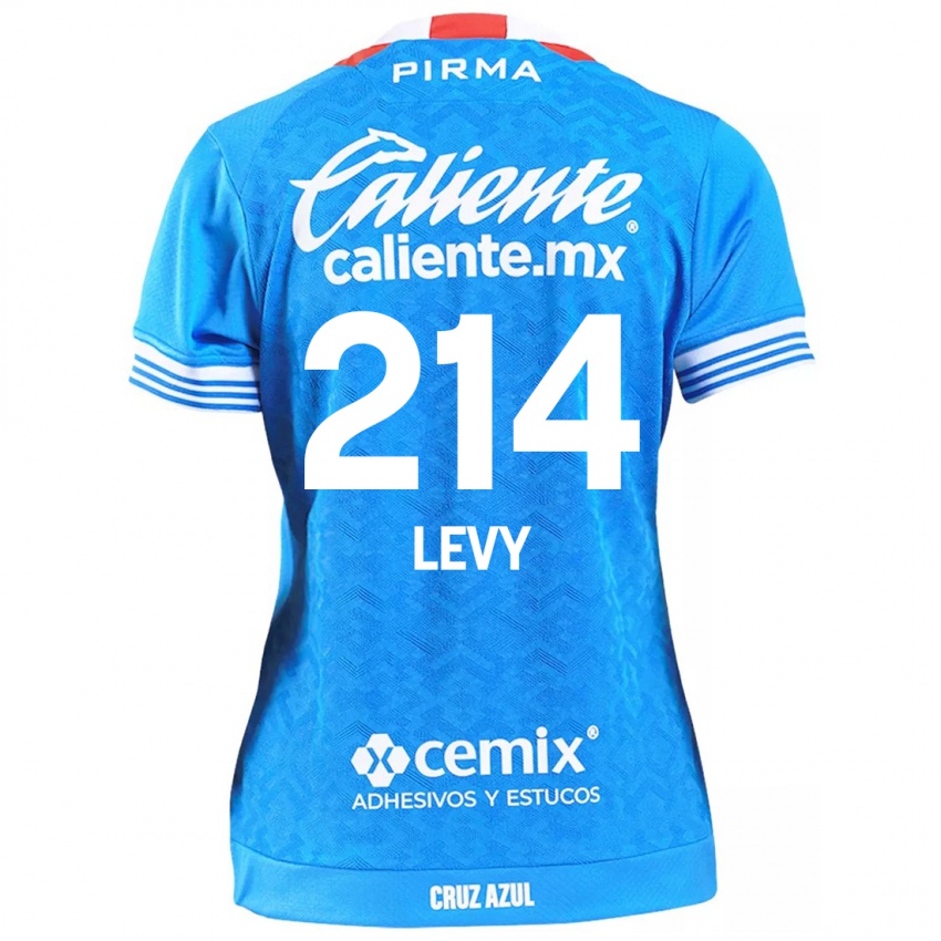 Niño Camiseta Mateo Levy #214 Cielo Azul 1ª Equipación 2024/25 La Camisa Perú