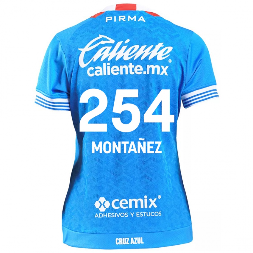 Niño Camiseta Humberto Montañez #254 Cielo Azul 1ª Equipación 2024/25 La Camisa Perú