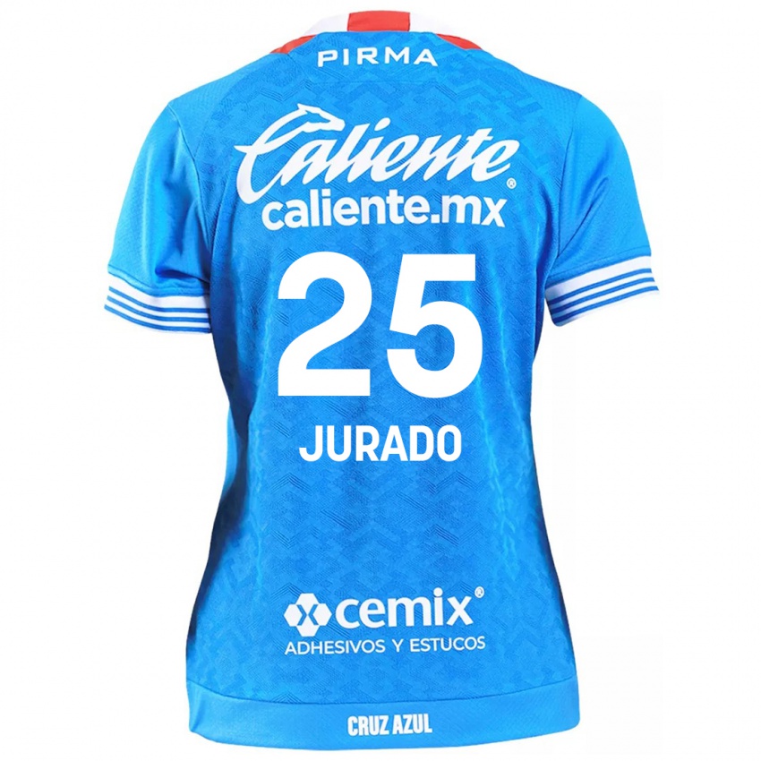 Niño Camiseta Sebastian Jurado #25 Cielo Azul 1ª Equipación 2024/25 La Camisa Perú