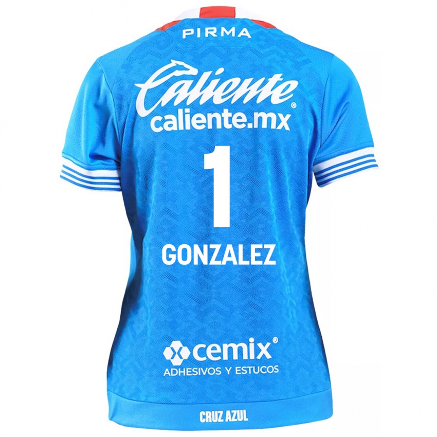 Niño Camiseta Itzayana Gonzalez #1 Cielo Azul 1ª Equipación 2024/25 La Camisa Perú