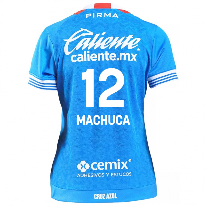 Niño Camiseta Gabriela Machuca #12 Cielo Azul 1ª Equipación 2024/25 La Camisa Perú