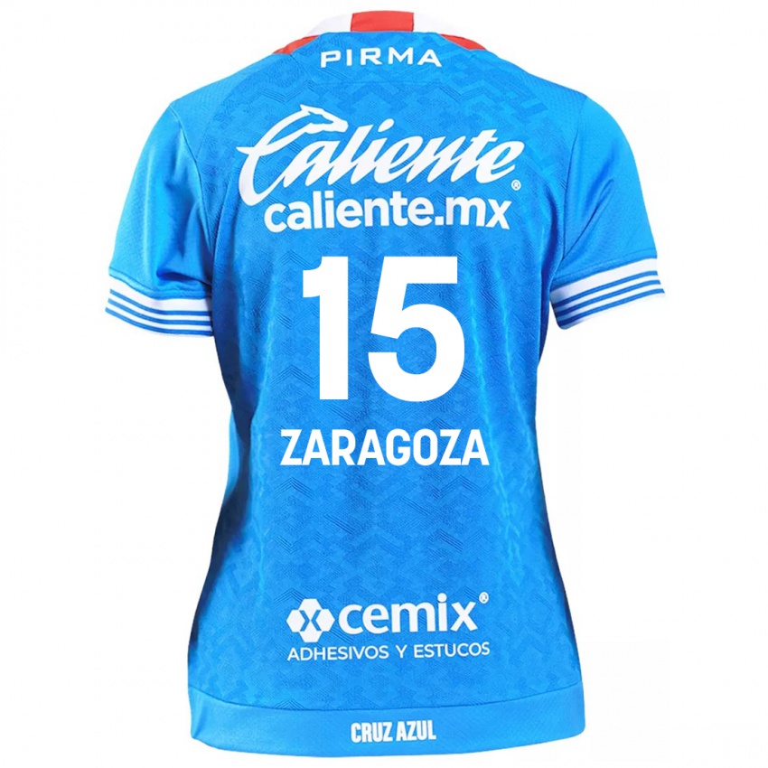 Niño Camiseta Nancy Zaragoza #15 Cielo Azul 1ª Equipación 2024/25 La Camisa Perú