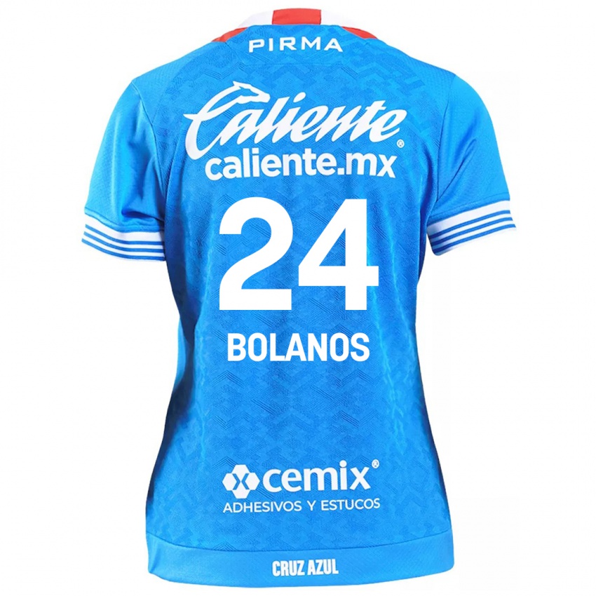 Niño Camiseta Jatziry Bolanos #24 Cielo Azul 1ª Equipación 2024/25 La Camisa Perú