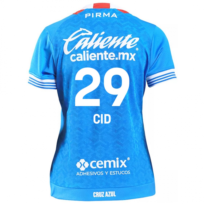 Niño Camiseta Claudia Cid #29 Cielo Azul 1ª Equipación 2024/25 La Camisa Perú